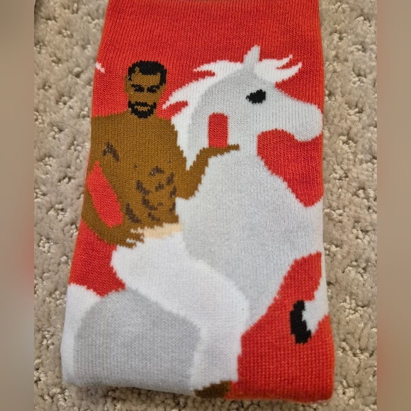 Old Spice Novelty Socks For Your Manly Man Feet One Size Fits Most Men's - Picture 3 of 7